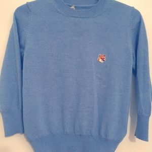 MAISON KITSUNE Blue Fox Sweater